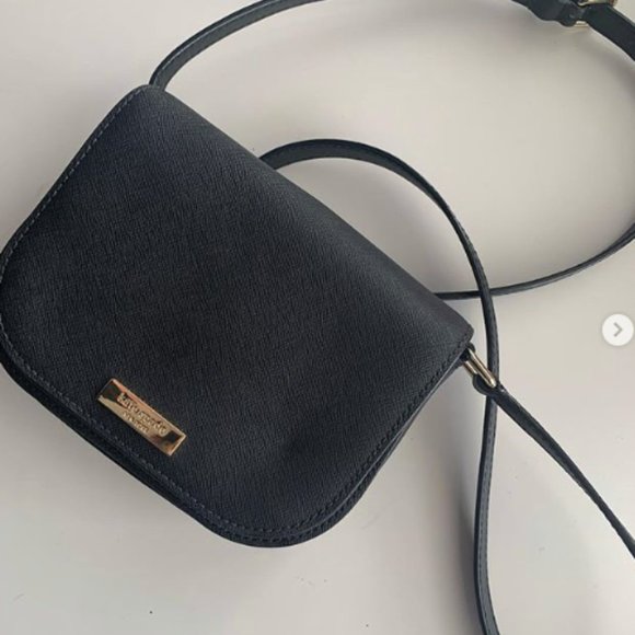 Black Kate Spade Crossbody Purse - Picture 1 of 4